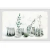 Deckled Glasses And Greens Framed Art Print-Kirkland's Home Clearance