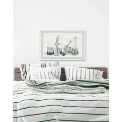 Deckled Glasses And Greens Framed Art Print-Kirkland's Home Clearance