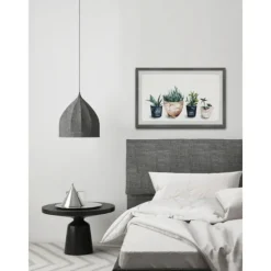 Deckled Succulent Row Framed Art Print-Kirkland's Home Best