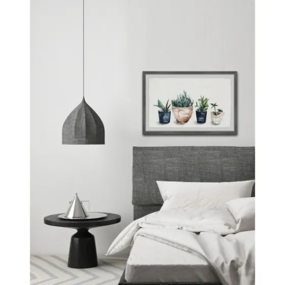 Deckled Succulent Row Framed Art Print-Kirkland's Home Best