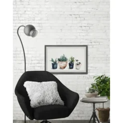 Deckled Succulent Row Framed Art Print-Kirkland's Home Best