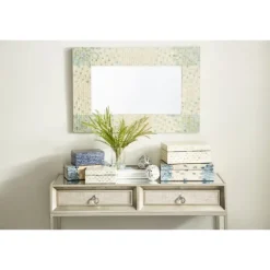 Decorative Mussel Shell Wood Boxes, Set Of 2-Kirkland's Home Store