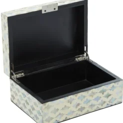 Decorative Mussel Shell Wood Boxes, Set Of 2-Kirkland's Home Store