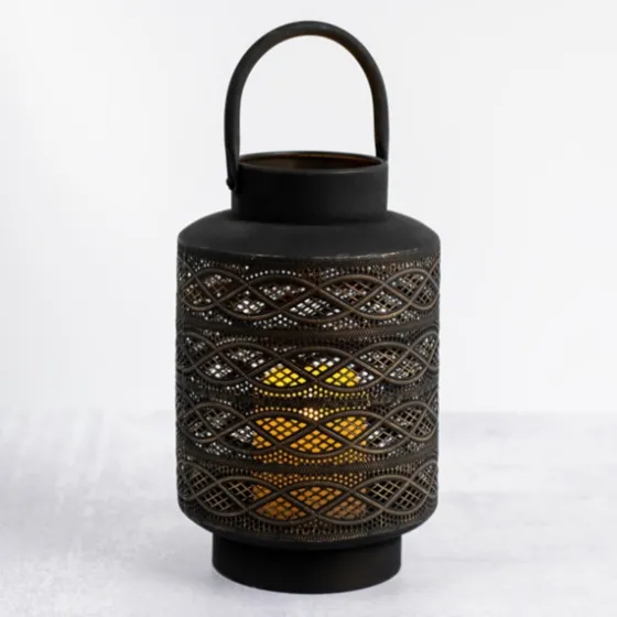 Decorative Pierced Metal Lantern, 14 In.-Kirkland's Home New
