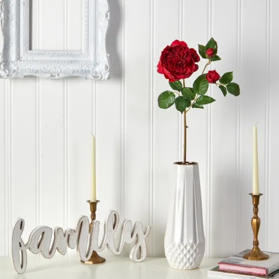 Deep Blooming Rose Stems, Set Of 6-Kirkland's Home Store