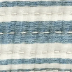 Deep Blue Pick Stitch Stripe Decorative Throw-Kirkland's Home Shop