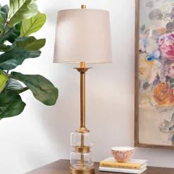 Deep Gold Glass Orb Buffet Lamp-Kirkland's Home Store