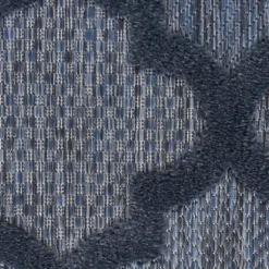 Deep Navy Trellis Outdoor Area Rug, 4X6-Kirkland's Home Online