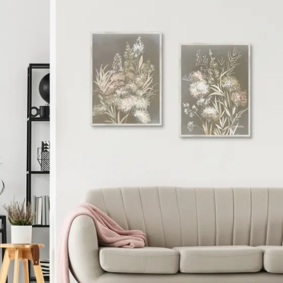 Delicate Bunch 2-Pc. Framed Canvas Art Set-Kirkland's Home New