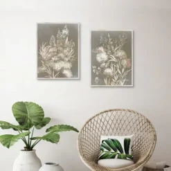 Delicate Bunch 2-Pc. Framed Canvas Art Set-Kirkland's Home New