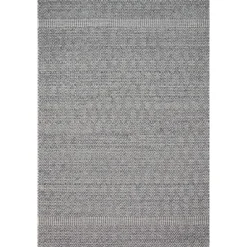 Denim And Gray Zig Zag Outdoor Area Rug, 5X7-Kirkland's Home Outlet