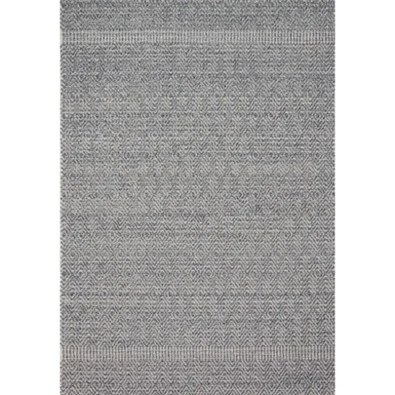 Denim And Gray Zig Zag Outdoor Area Rug, 5X7-Kirkland's Home Outlet