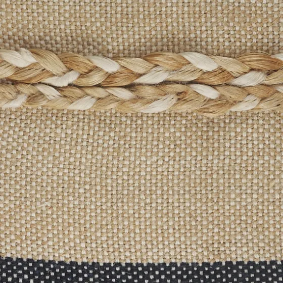 Denim Blue Braided Stripe Throw Pillow, 24 In.-Kirkland's Home Flash Sale