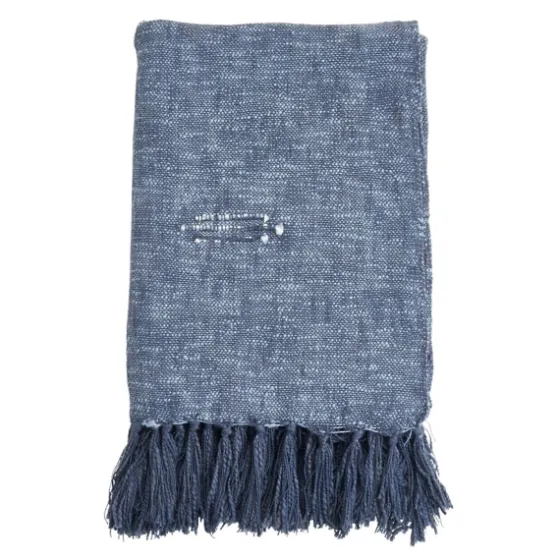 Denim With Fringe Throw Blanket-Kirkland's Home Cheap