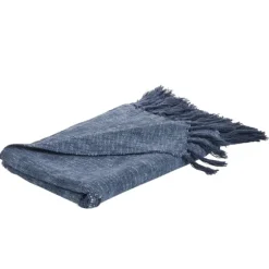 Denim With Fringe Throw Blanket-Kirkland's Home Cheap