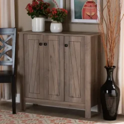 Derrique Wash Shoe Storage Cabinet-Kirkland's Home Outlet