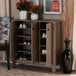 Derrique Wash Shoe Storage Cabinet-Kirkland's Home Outlet