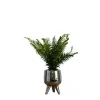 Desktop Palm Plant In Silver Planter-Kirkland's Home Clearance