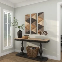 Devin Dimensional Wood Plaques, Set Of 3-Kirkland's Home Sale
