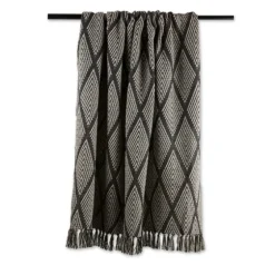 Diamond Fringe Throw-Kirkland's Home Sale