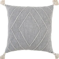 Diamond Kantha Stitched Throw Pillow-Kirkland's Home Clearance