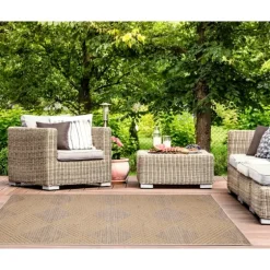 Diamond Sisal Outdoor Area Rug, 7X10-Kirkland's Home Sale