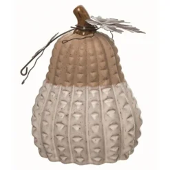 Diamond Textured Pumpkin Harvest Figurine-Kirkland's Home Shop