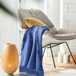 Diamond Tufted Cotton Throw-Kirkland's Home Cheap