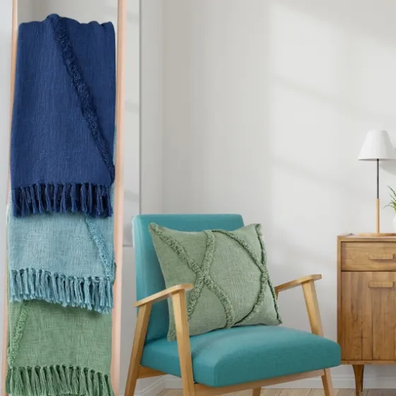 Diamond Tufted Cotton Throw-Kirkland's Home Outlet