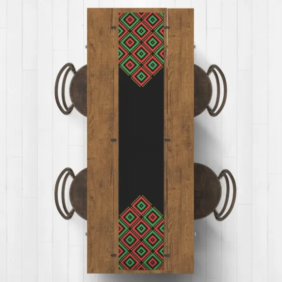 Diamonds Kwanzaa Decorative Table Runner, 90 In.-Kirkland's Home Sale