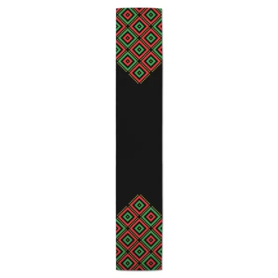Diamonds Kwanzaa Decorative Table Runner, 90 In.-Kirkland's Home Sale