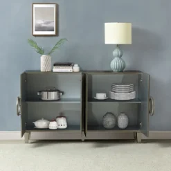 Dietrich Wood 4-Door Sideboard-Kirkland's Home Outlet