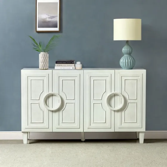 Dietrich Wood 4-Door Sideboard-Kirkland's Home Discount
