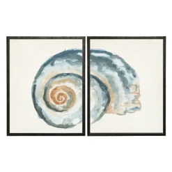 Diptych Shell Framed Art Print, Set Of 2-Kirkland's Home Fashion