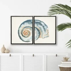 Diptych Shell Framed Art Print, Set Of 2-Kirkland's Home Fashion