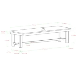 Dirty Oak Huntsman Wood Dining Bench-Kirkland's Home Best Sale