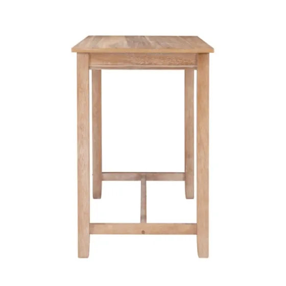 Distressed Acacia Brown Wood Bar Table-Kirkland's Home Discount