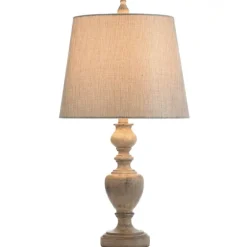 Distressed And Cream Table Lamp-Kirkland's Home Fashion