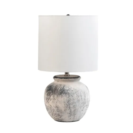 Distressed And Gray Ceramic Table Lamp-Kirkland's Home Online