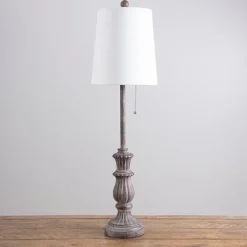 Distressed Antique Gray Buffet Lamp-Kirkland's Home New