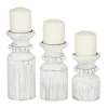 Distressed Beaded Candle Holders, Set Of 3-Kirkland's Home Clearance