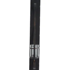 Distressed Black Scrolled Metal Sconce-Kirkland's Home Cheap