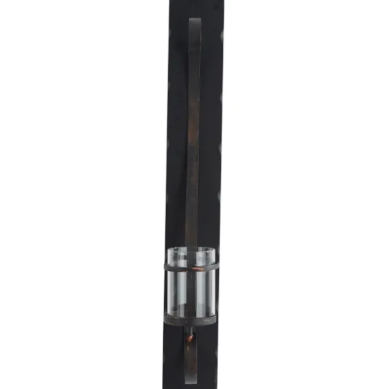 Distressed Black Scrolled Metal Sconce-Kirkland's Home Cheap