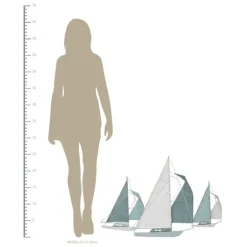 Distressed Blue Sailboats Wall Sculpture-Kirkland's Home Flash Sale