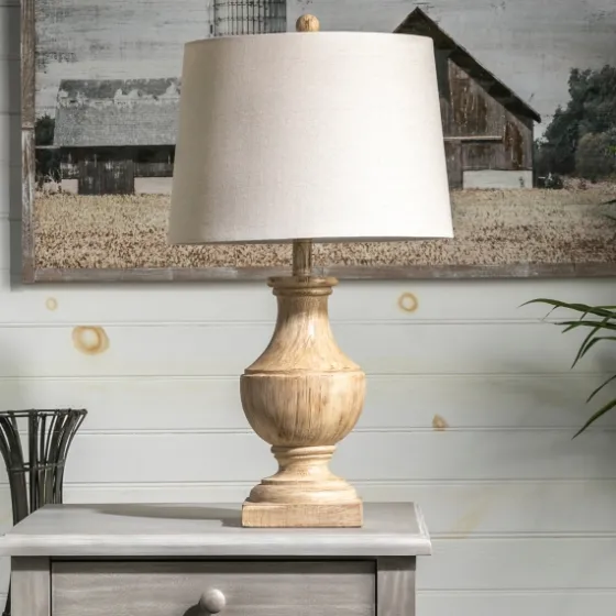 Distressed Brown Table Lamp-Kirkland's Home New