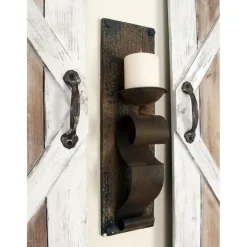Distressed Brown Wood Wall Sconces, Set Of 2-Kirkland's Home Best Sale
