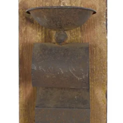 Distressed Brown Wood Wall Sconces, Set Of 2-Kirkland's Home Best Sale