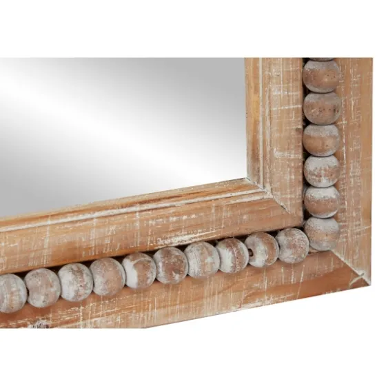 Distressed Brown Wooden Frame Wall Mirror-Kirkland's Home Sale