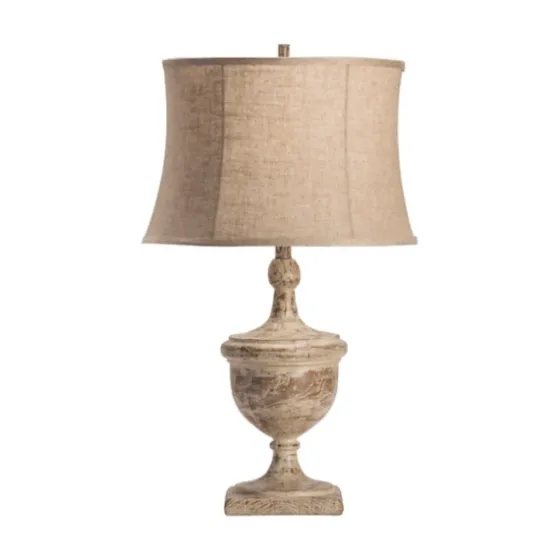Distressed Carved Base Table Lamp-Kirkland's Home Hot