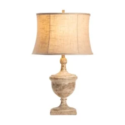 Distressed Carved Base Table Lamp-Kirkland's Home Hot